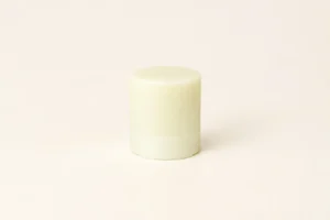 A standalone non-toxic translucent silicone light core designed for a modular rechargeable flameless candle system with internal coin cells.